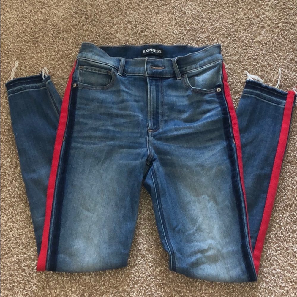 Express jeans high wasted size 2